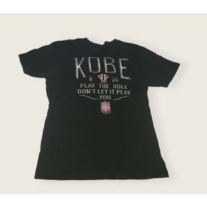 Kobe Bryant Memorial T Shirt Medium Black Play The Role Don't Let It Play You